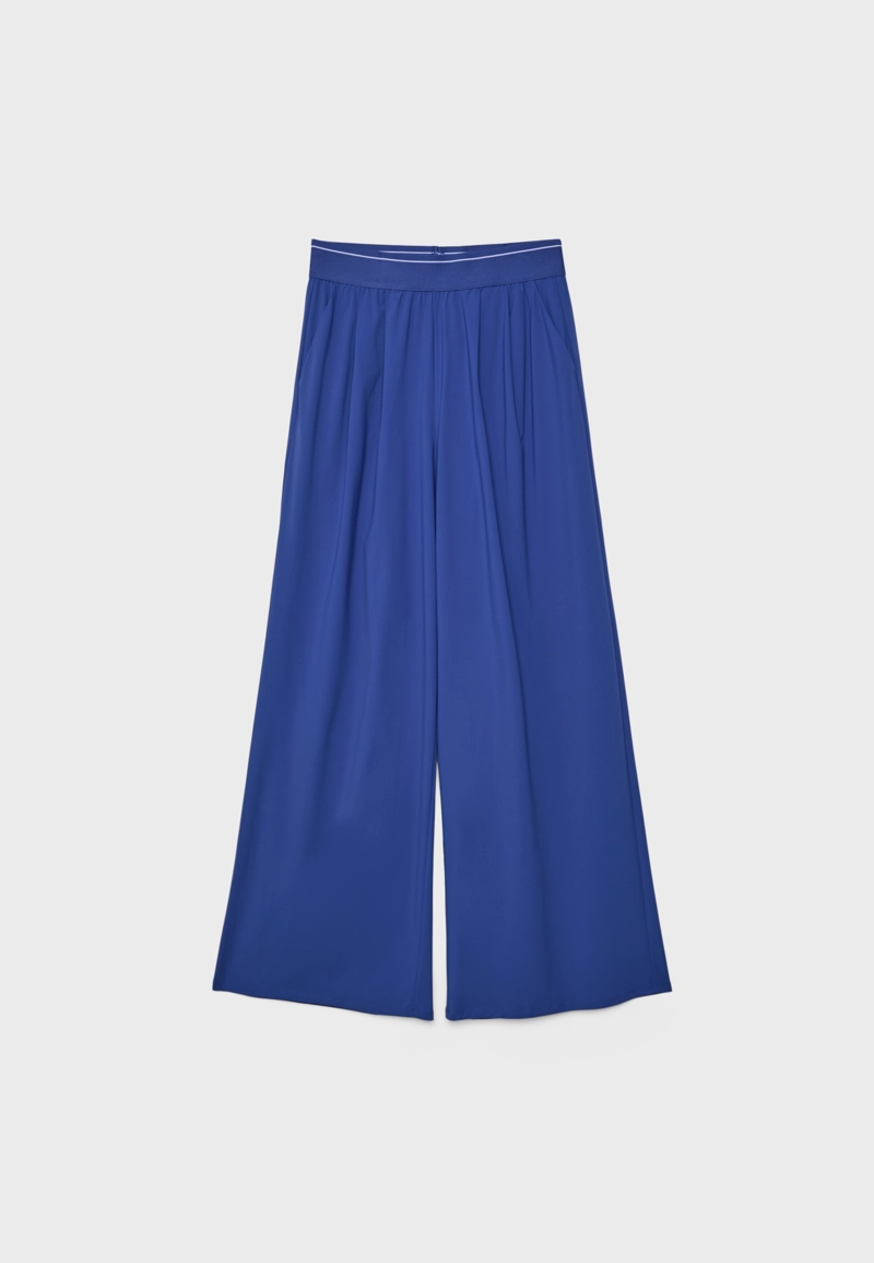 Джоггеры-палаццо с эластичным поясом