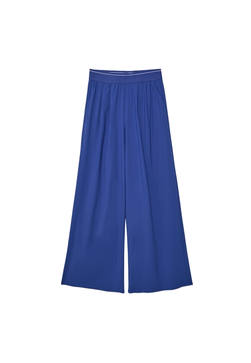 Джоггеры-палаццо с эластичным поясом