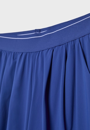 Джоггеры-палаццо с эластичным поясом- Заказать в России