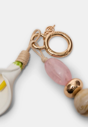 Beaded calla lily flower keyring- Заказать в России