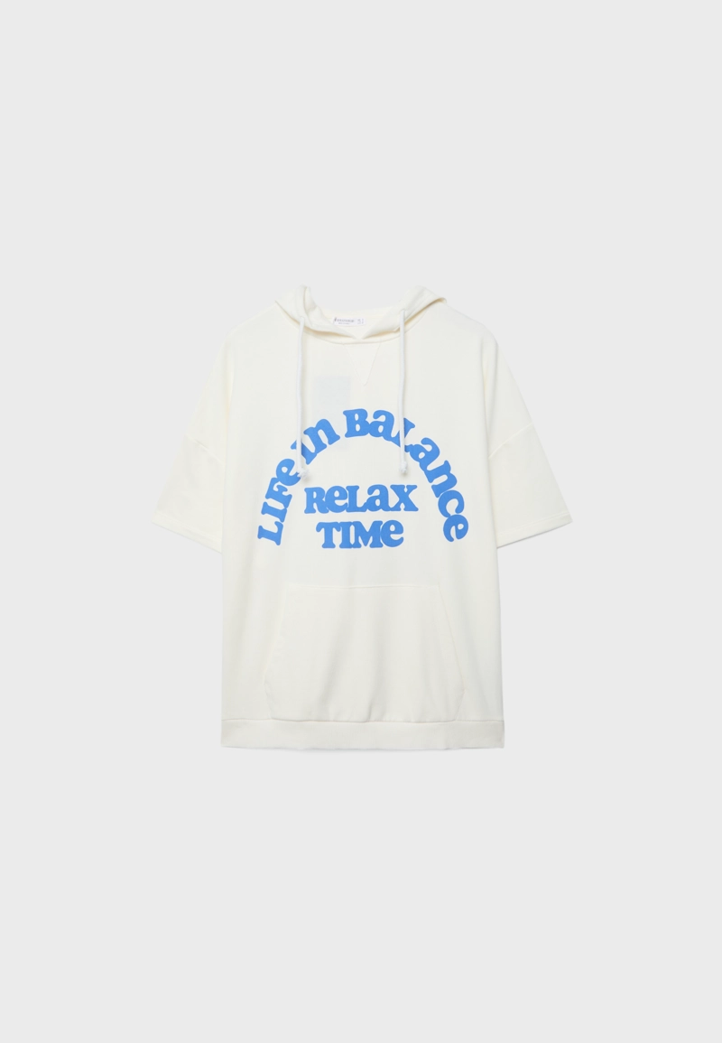 Худи с короткими рукавами