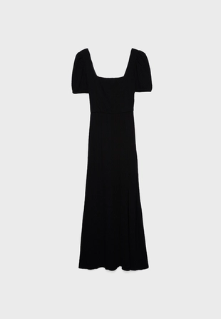 Loosefitting maxi dress with crisscross back- Заказать в России