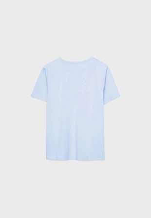 Базовая футболка regular из мягкой ткани- Заказать в России