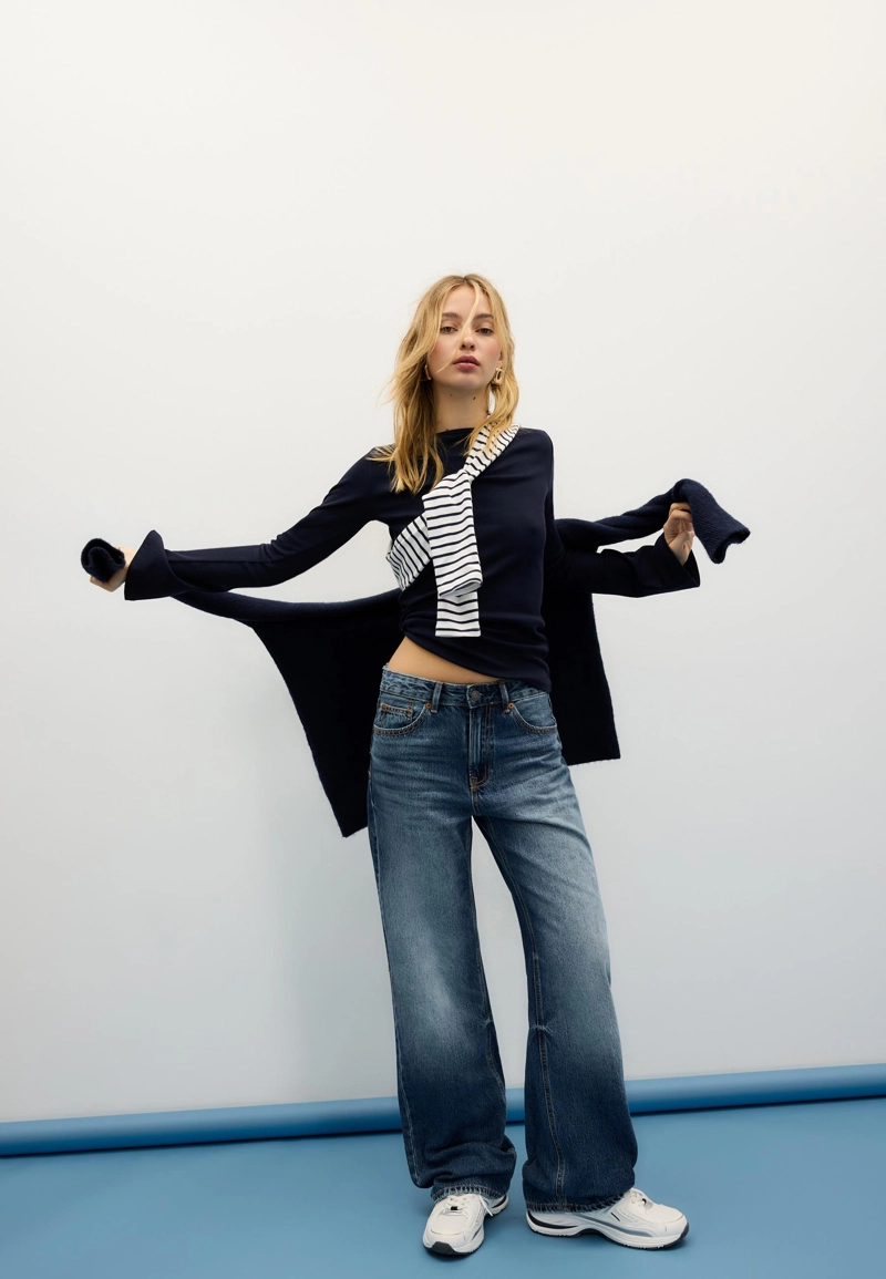 Джинсы прямого кроя