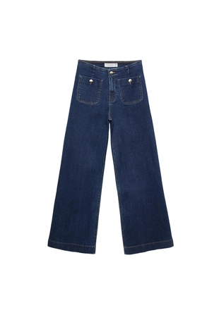 D77 Minimalist jeans with pockets- Заказать в России