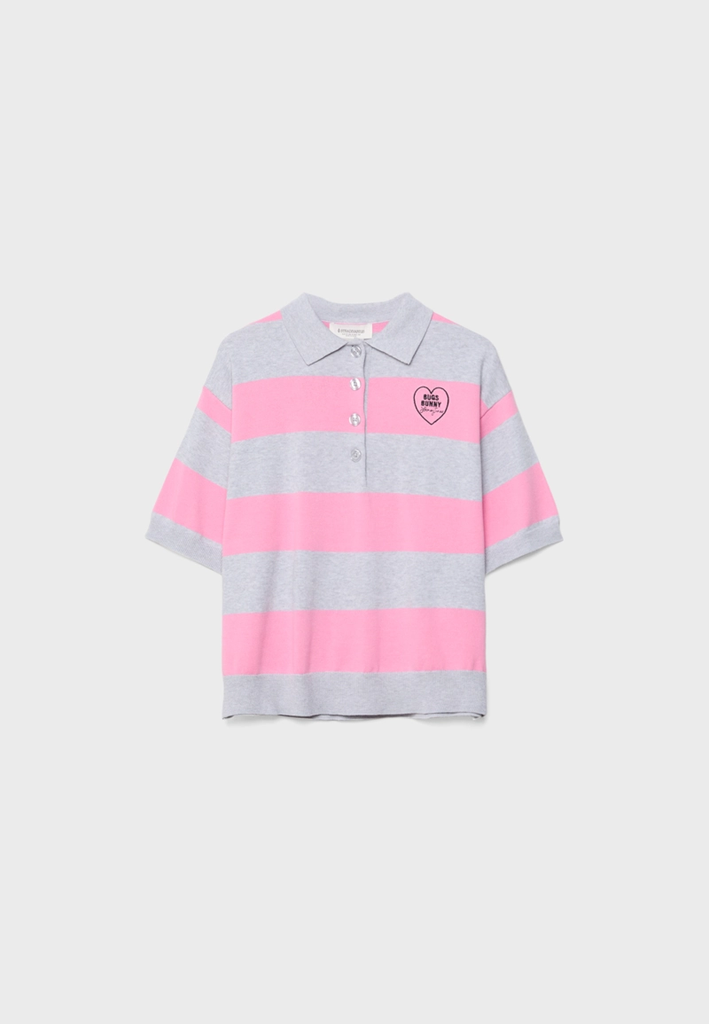 Вязаный джемпер-поло «Багз Банни»