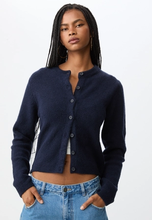 Трикотажный кардиган на пуговицах- Заказать в России