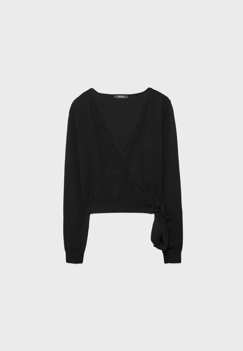 Кардиган с запахом