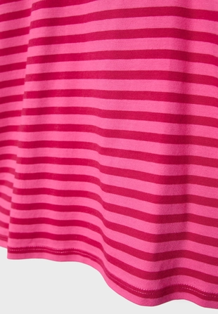 Полосатая футболка с короткими рукавами- Заказать в России