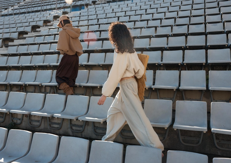 Шаровары с заклепками