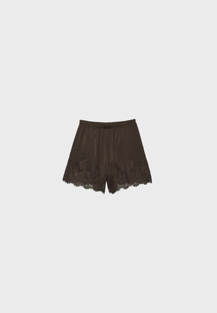 Satin camisole shorts- Заказать в России