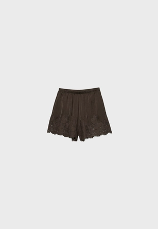 Satin camisole shorts- Заказать в России