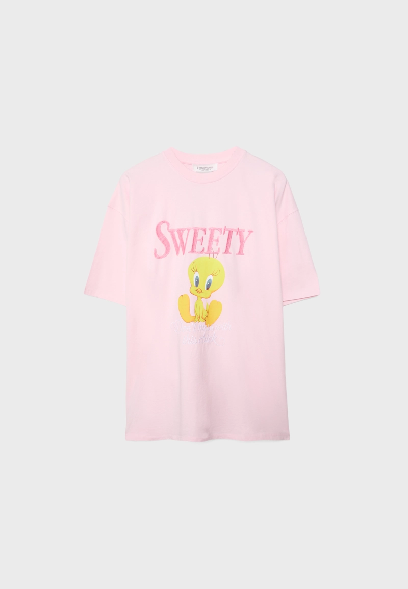 Футболка Sweety с короткими рукавами и круглым вырезом