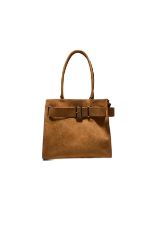 Городская сумка-шопер с пряжкой- Заказать в России