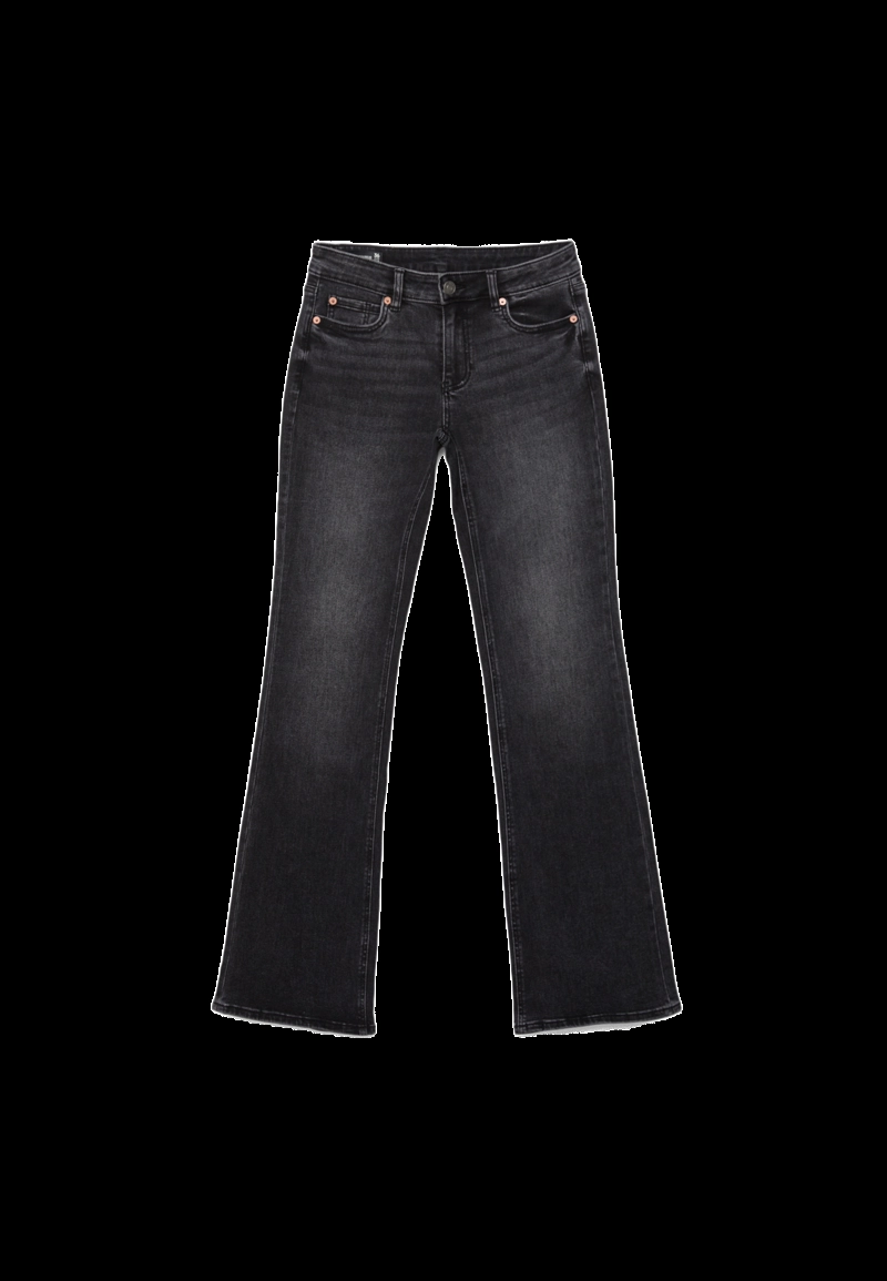 Джинсы D67 зауженные клеш