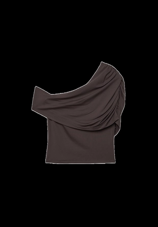 Драпированный топ из полиамида- Заказать в России