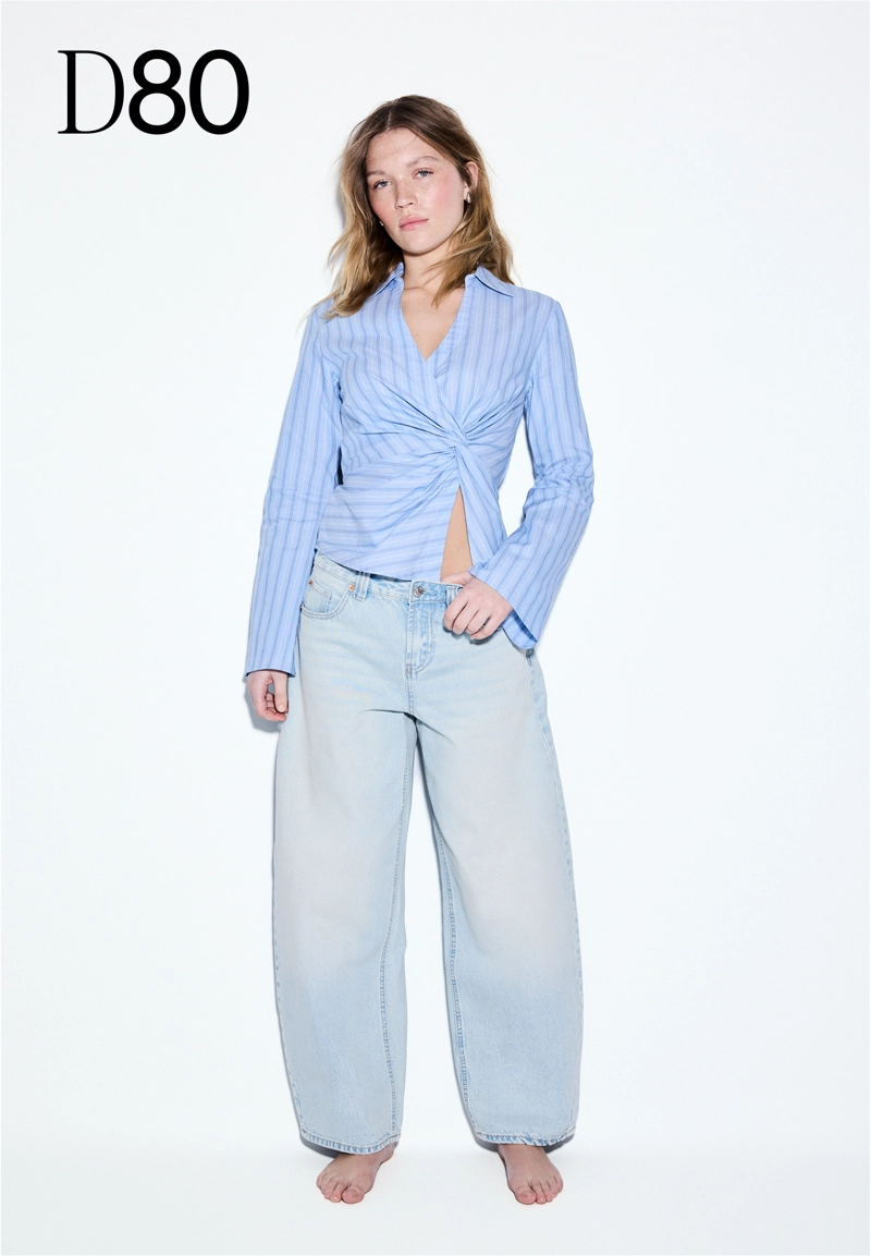 Джинсы barrel fit