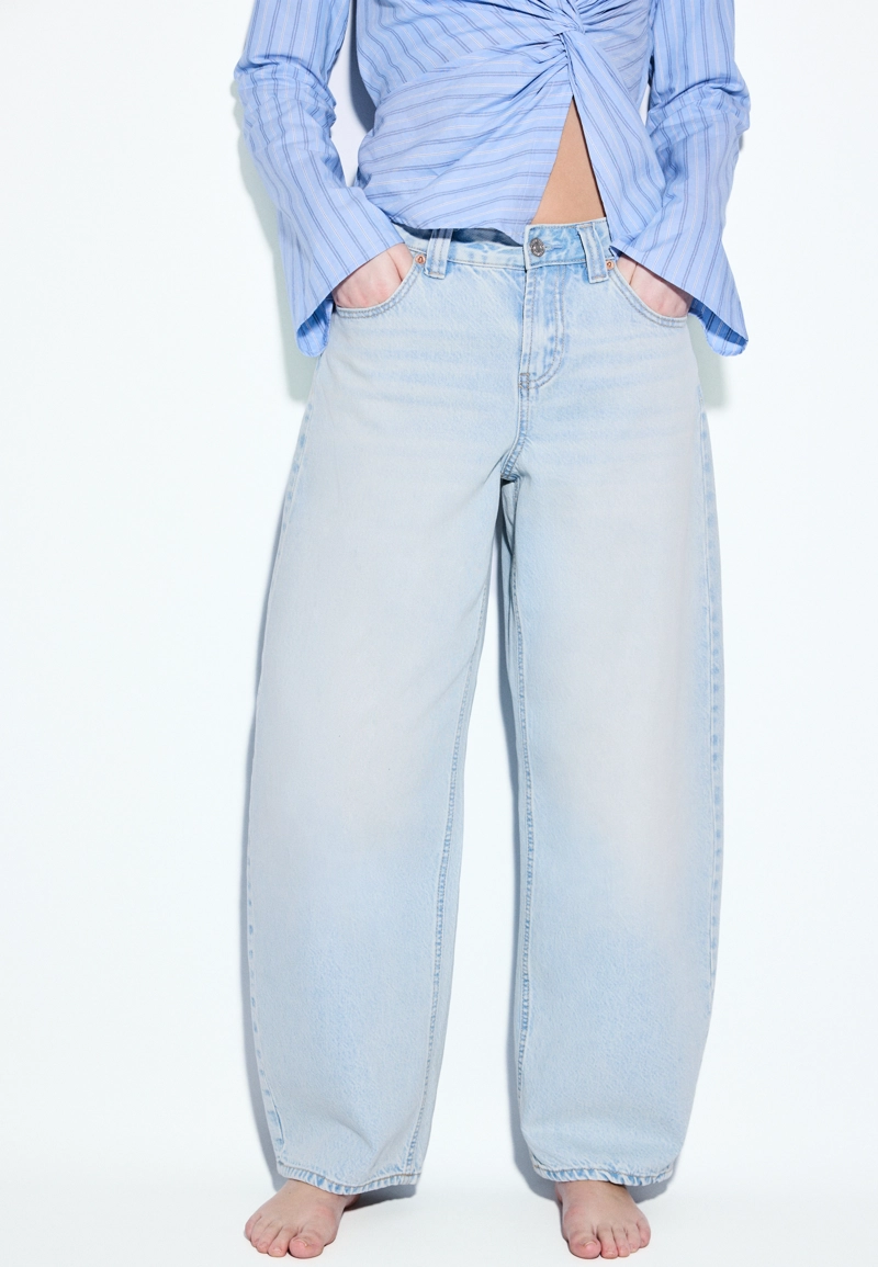 Джинсы barrel fit