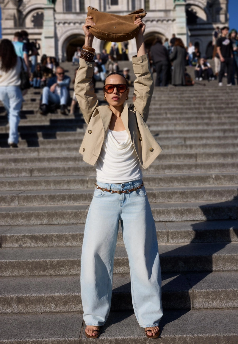 Джинсы barrel fit