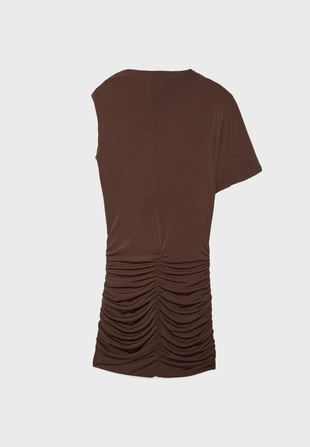 Короткое платье-накидка- Заказать в России