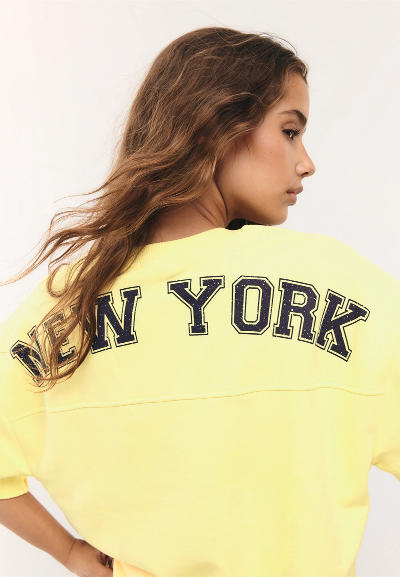 Толстовка с короткими рукавами New York