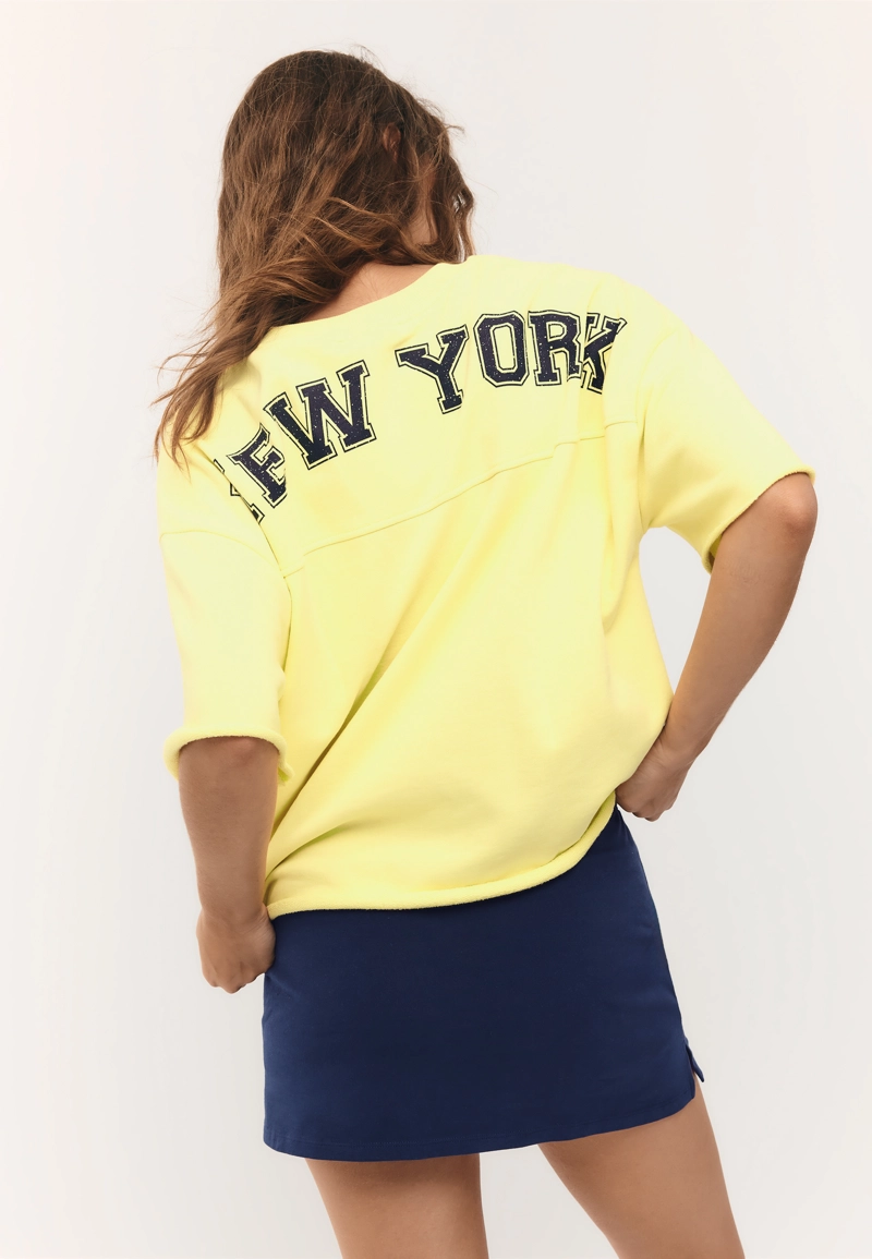 Толстовка с короткими рукавами New York