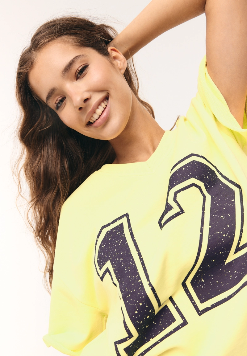 Толстовка с короткими рукавами New York