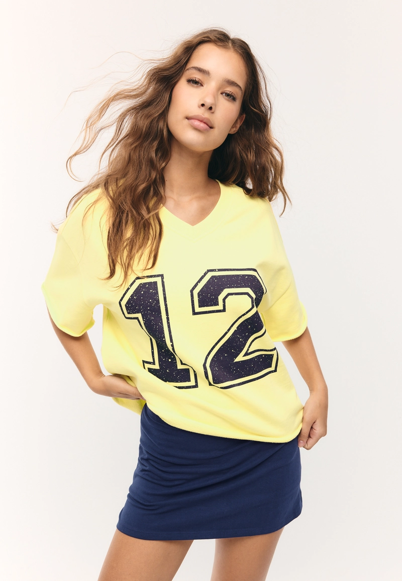 Толстовка с короткими рукавами New York