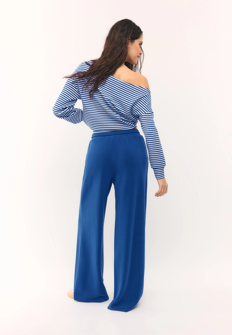 Брюки-джоггеры палаццо, мягкие на ощупь