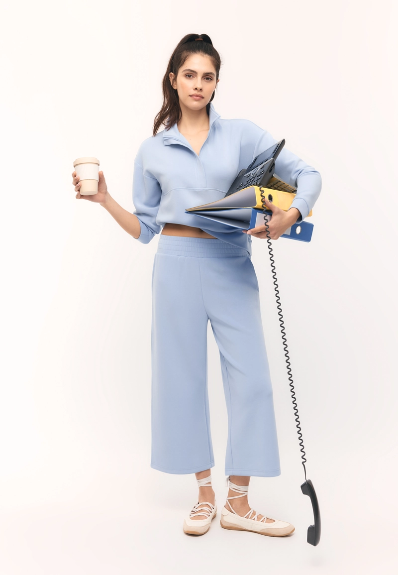 Брюки-кюлоты из мягкой ткани