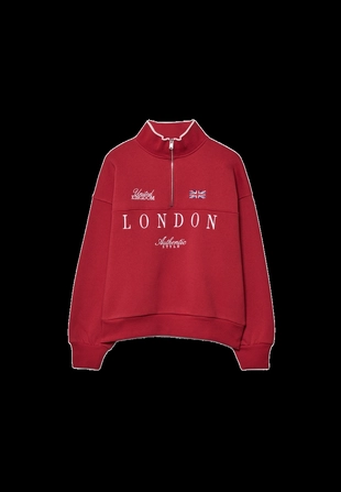 Толстовка на молнии с вышивкой- Заказать в России