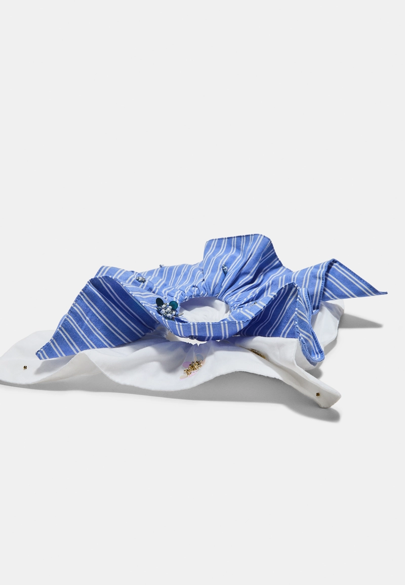 Набор из 2 резинок для волос с вышивкой