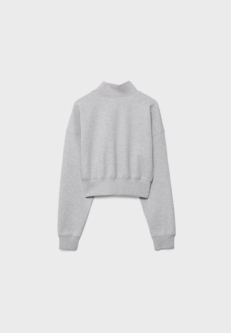 Толстовка из интерлока с мягкой текстурой