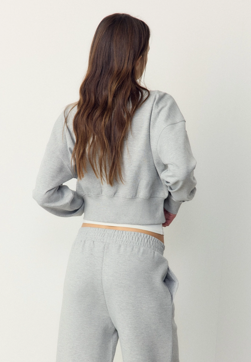 Толстовка из интерлока с мягкой текстурой