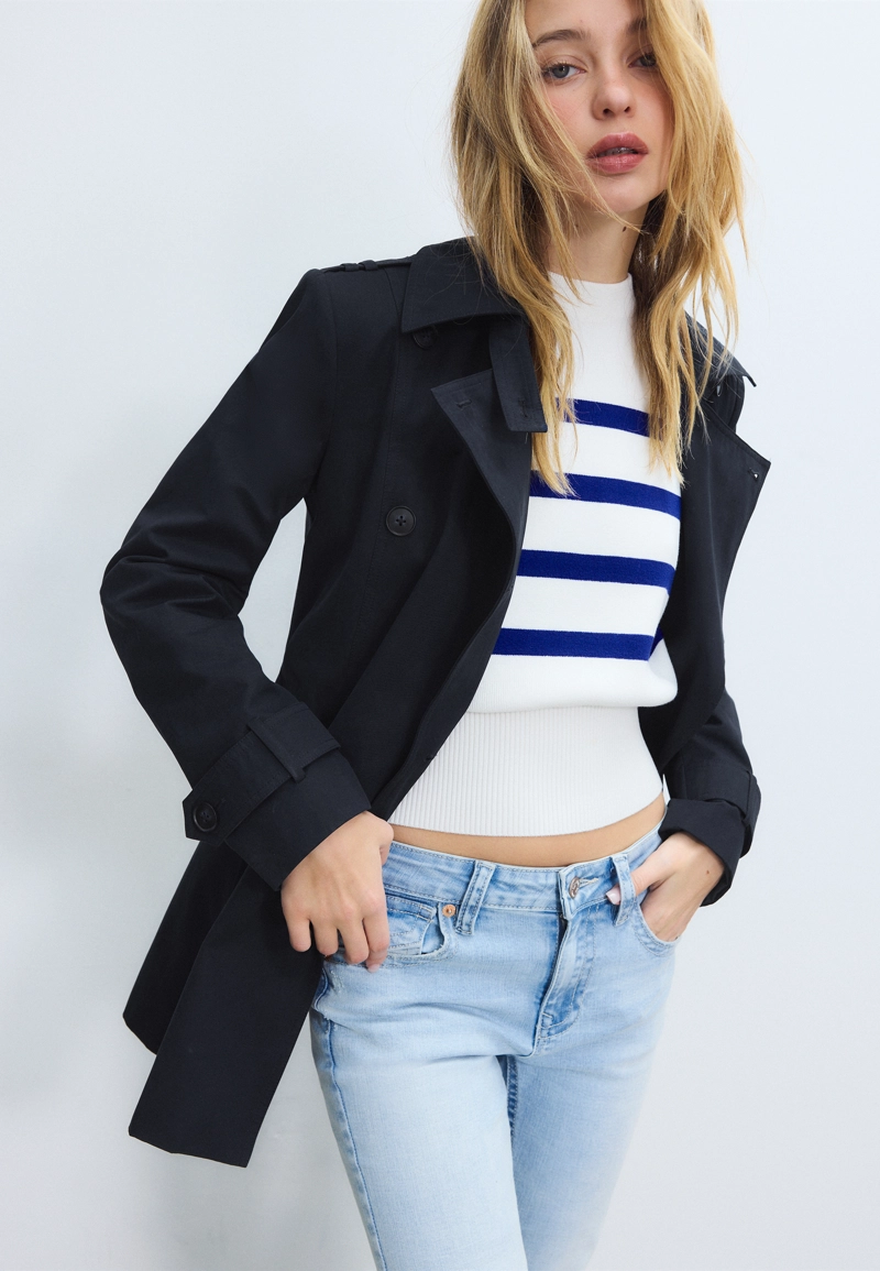 Укороченный классический тренч