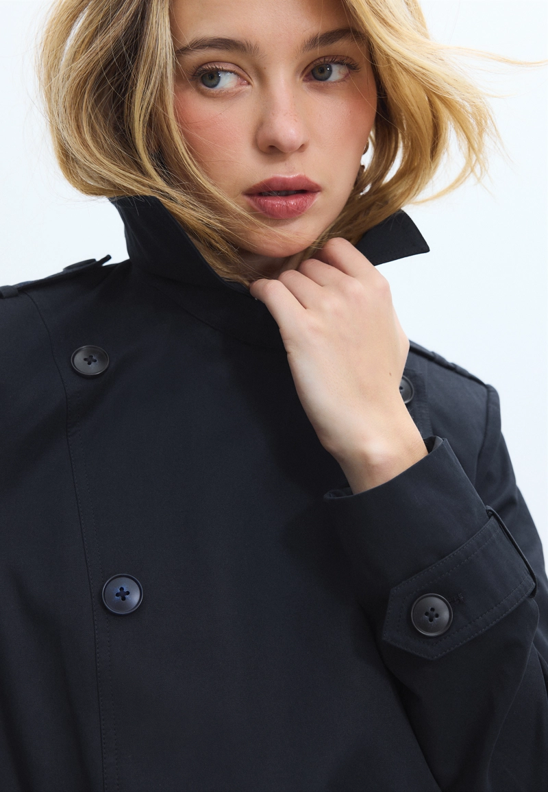 Укороченный классический тренч