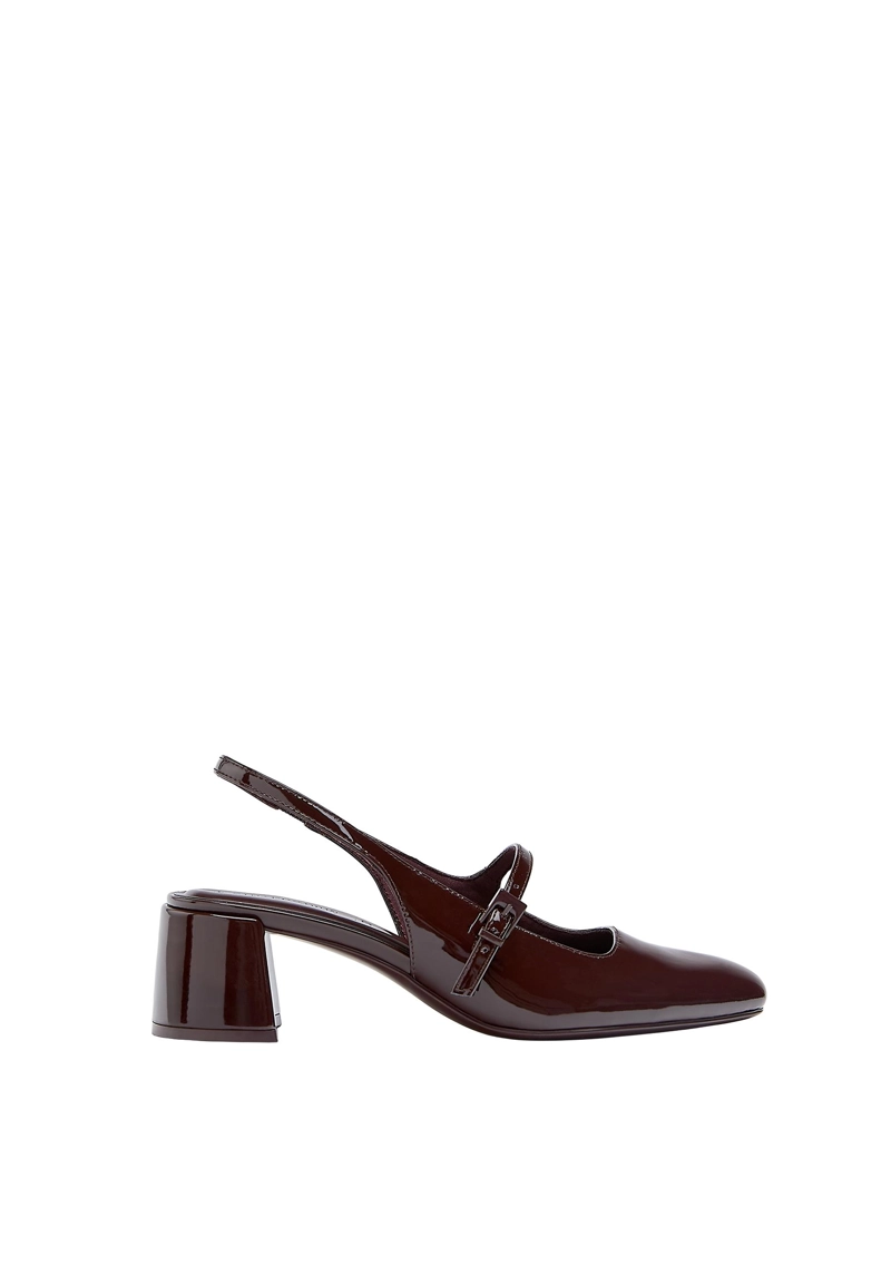 Туфли на блочном каблуке mary jane