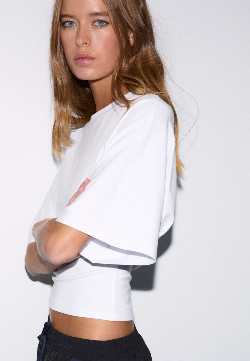 Футболка с короткими рукавами в японском стиле