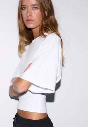 Футболка с короткими рукавами в японском стиле- Заказать в России