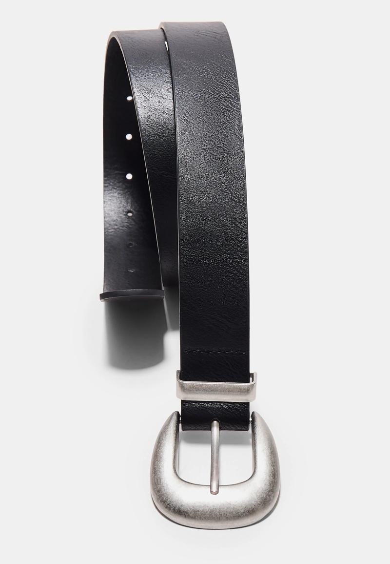 Базовый ремень с матовой пряжкой
