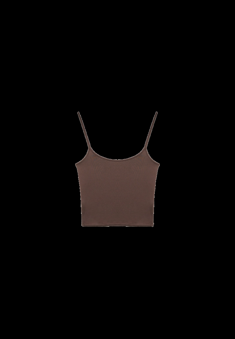 Топ на бретелях из полиамида