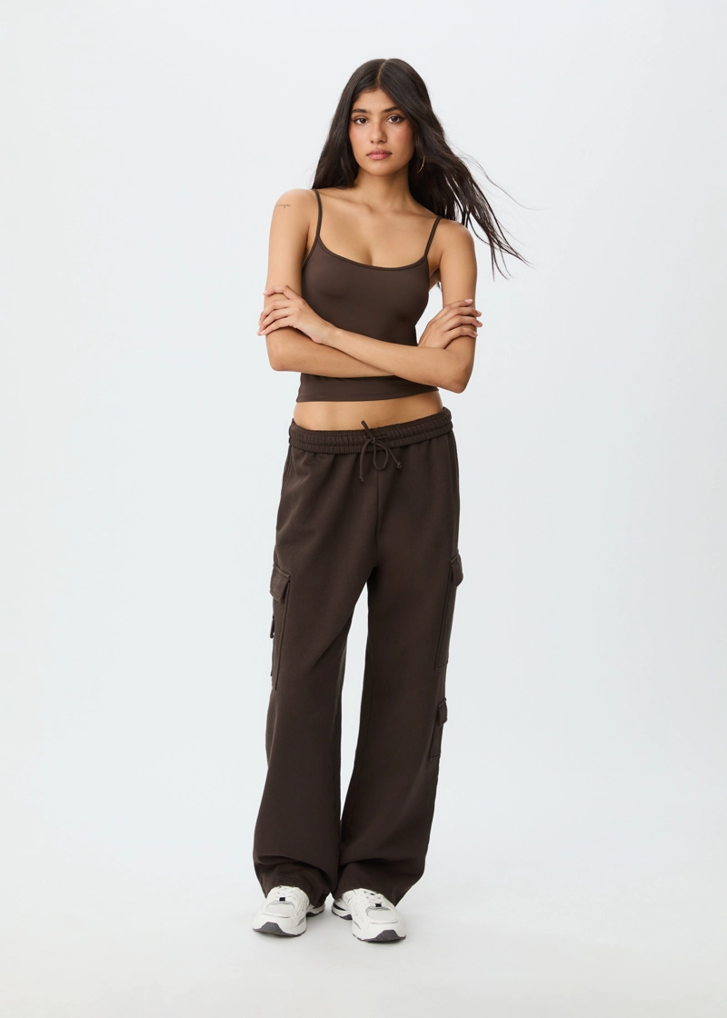 Топ на бретелях из полиамида