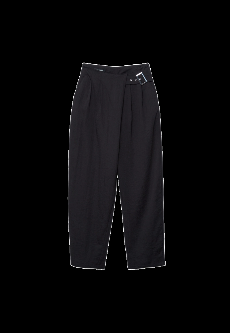 Свободные брюки с пряжкой