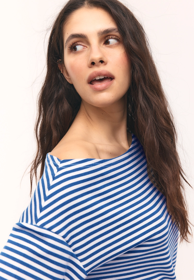 Толстовка с открытым плечом, мягкая на ощупь