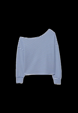 Толстовка с открытым плечом, мягкая на ощупь- Заказать в России