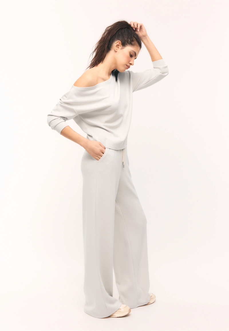 Брюки-джоггеры палаццо, мягкие на ощупь