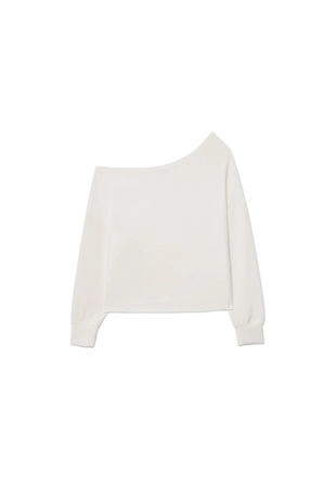 Толстовка с открытым плечом, мягкая на ощупь- Заказать в России