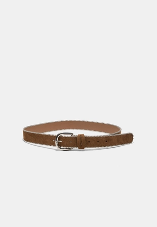 Ремень с боковыми заклепками- Заказать в России