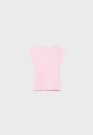 Базовая футболка с вырезом «лодочка»- Заказать в России