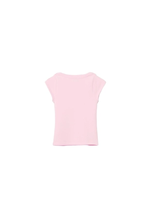 Базовая футболка с вырезом «лодочка»- Заказать в России